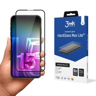 3mk 3mk HardGlass Max Lite – tvrdené sklo pre iPhone 15 Pro (čierne) 3mk 3mk HardGlass Max Lite – tvrdené sklo pre iPhone 15 Pro (čierne)