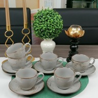 BOGUCICE NOSTALGIA ASH COFFEE SERVICE 12 EL GREY ŠÁLKY 300 ML BOGUCICE NOSTALGIA ASH COFFEE SERVICE 12 EL GREY ŠÁLKY 300 ML