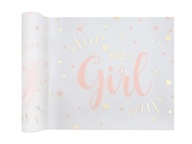 Baby Girl behúň na stôl z netkanej textílie 0,28x3m Baby Girl behúň na stôl z netkanej textílie 0,28x3m