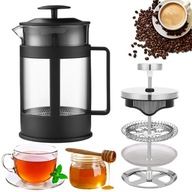 Sklenený lúhovač na čaj, kávu, bylinky 800 ML Berretti BROCCA 8983 Sklenený lúhovač na čaj, kávu, bylinky 800 ML Berretti BROCCA 8983