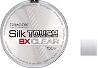 Dragon SilkTouch 8X Priehľadný oplet 150 m 0,20 mm 21,2 kg Dragon SilkTouch 8X Priehľadný oplet 150 m 0,20 mm 21,2 kg