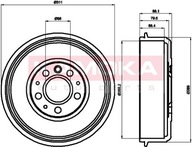 104009/KAM BRZDOVÝ BUBEN. VW T4 90-96 104009