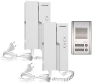 Commax 2-FAMILY intercom 2x DP-2HPR 230V DR-201AG