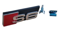 Emblém S6 pre Audi na grile Silver Glossy