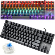 MECHANICKÁ HERNÁ KLÁVESNICA 87 kláves RGB T-WOLF T18 LED MECHANICKÁ HERNÁ KLÁVESNICA 87 kláves RGB T-WOLF T18 LED