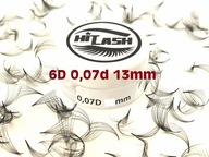 HITLASH vejáre 6v1 trsy mihalníc 6D 0,07D 13mm HITLASH vejáre 6v1 trsy mihalníc 6D 0,07D 13mm