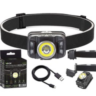 Dobíjacia LED čelovka + pohybový senzor Dobíjacia LED čelovka + pohybový senzor