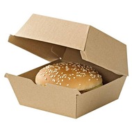 BOX NA HAMBURGER BURGER 115x115x80mm ECO KRAFT BOX NA HAMBURGER BURGER 115x115x80mm ECO KRAFT
