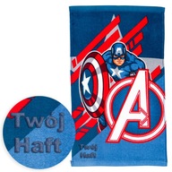 Osuška do škôlky 30x50 kapitán amerika avengers + výšivka mena Osuška do škôlky 30x50 kapitán amerika avengers + výšivka mena