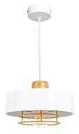 STROPNÉ ZÁVESNÉ LAMPY LOFT SPIRO, biela a zlatá STROPNÉ ZÁVESNÉ LAMPY LOFT SPIRO, biela a zlatá