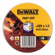 DEWALT DT3507 Set Kovové kotúče 10 ks 125x1mm INOX