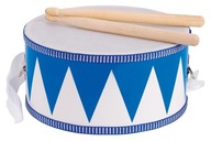 Bielo-modré bubnové Nástroje pre deti 3+