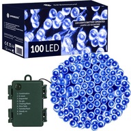 Osvetlenie vianočného stromčeka 100 LED 10m Vonkajšie + časovač IP44 8 funkcií Napájanie z batérie Osvetlenie vianočného stromčeka 100 LED 10m Vonkajšie + časovač IP44 8 funkcií Napájanie z batérie