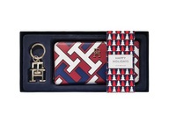 TOMMY HILFIGER PEŇAŽENKA + KĽÚČENKA DARČEK BORDOVÁ TOMMY HILFIGER PEŇAŽENKA + KĽÚČENKA DARČEK BORDOVÁ