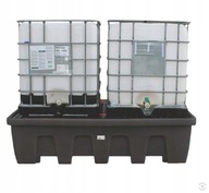 Odkvapkávacia miska pre 2 nádoby IBC1200 l Odkvapkávacia miska pre 2 nádoby IBC1200 l
