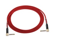 Gitarový kábel pre efekty Red's Jack, lomený červený, 1,5 m