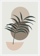 BOHO leaves Plagát B2 Plagát 70x50cm Moderný BOHO leaves Plagát B2 Plagát 70x50cm Moderný