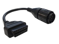 Adaptér z OBD2 na BMW 10 pin zástrčku pre motocykle Adaptér z OBD2 na BMW 10 pin zástrčku pre motocykle