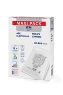12x EP-BAG MICRO PHILIPS ELECTROLUX+2 FILTRE 12x EP-BAG MICRO PHILIPS ELECTROLUX+2 FILTRE