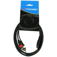 Kábel KÁBEL 2 x RCA phono - mini JACK ACCU 3m Kábel KÁBEL 2 x RCA phono - mini JACK ACCU 3m