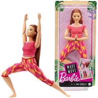 Bábika Barbie vyrobená na pohyb gymnastická joga GXF07