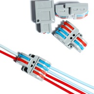 RÝCHLOKONEKTOR CEZ KONEKTORY 4X2 Elektrické káblové rýchlospojky 10 ks RÝCHLOKONEKTOR CEZ KONEKTORY 4X2 Elektrické káblové rýchlospojky 10 ks