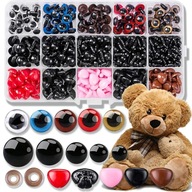 OČI PRE HRAČKU BÁBIK MASCOTS SAFE SET XL OČI A NOSY 5-12mm OČI PRE HRAČKU BÁBIK MASCOTS SAFE SET XL OČI A NOSY 5-12mm