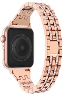 GLITTROVÝ RUŽOVÝ ZLATÝ NÁRAMOK NA HODINKY APPLE 44MM GLITTROVÝ RUŽOVÝ ZLATÝ NÁRAMOK NA HODINKY APPLE 44MM