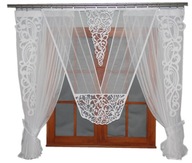 Súprava Aurelia+panel dakota+2 úzke prelamované ZÁCLONY Súprava Aurelia+panel dakota+2 úzke prelamované ZÁCLONY