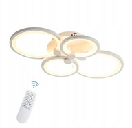 LED STROPNÉ SVÍTIDLO, MODERNÝ PRSTEŇOVÝ LUSTER, 60W S DIAĽKOVÝM OVLÁDANÍM DO OBÝVAČKY LED STROPNÉ SVÍTIDLO, MODERNÝ PRSTEŇOVÝ LUSTER, 60W S DIAĽKOVÝM OVLÁDANÍM DO OBÝVAČKY