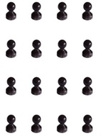 16 x NEODYMUM Magnet Čierna tabuľa na chladničku 16 x NEODYMUM Magnet Čierna tabuľa na chladničku