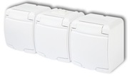 Hermetická zásuvka GHE-3 IP54 N/T Z/U Karlik Hermetická zásuvka GHE-3 IP54 N/T Z/U Karlik