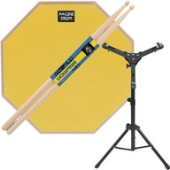 Bubnová podložka na cvičenie PPM100 12 Yellow + Sticks 5A + Stojan SET Bubnová podložka na cvičenie PPM100 12 Yellow + Sticks 5A + Stojan SET