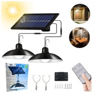 SET 2x SOLÁRNE LED LAMPY DIAĽKOVÉ SO SNÍMAČOM