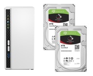 Qnap TS-233 NAS server + 2 x 8TB Seagate IronWolf Qnap TS-233 NAS server + 2 x 8TB Seagate IronWolf