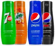 4x 7UP PEPSI MIRINDA PEPSI MAX SODASTREAM SIRUP 4x 7UP PEPSI MIRINDA PEPSI MAX SODASTREAM SIRUP