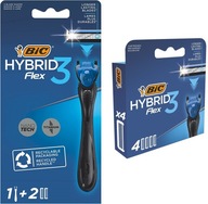 Holiaci strojček BIC Hybrid 3 Flex + 6 náplní Holiaci strojček BIC Hybrid 3 Flex + 6 náplní