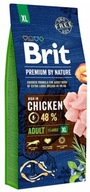 Brit Premium By Nature kuracie dospelé veľké XL 15 kg Brit Premium By Nature kuracie dospelé veľké XL 15 kg