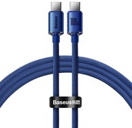 USB - USB Type C kábel BASEUS Crystal 100W 2m USB - USB Type C kábel BASEUS Crystal 100W 2m