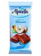 Alpinella KOKOSOVÁ čokoláda plnená 21 x 90g Alpinella KOKOSOVÁ čokoláda plnená 21 x 90g