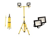 Halogénový LED reflektor 2x 20W + stavebný stojan Halogénový LED reflektor 2x 20W + stavebný stojan