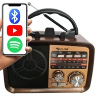 Vintage PRL FM nabíjacie rádio s Bluetooth USB
