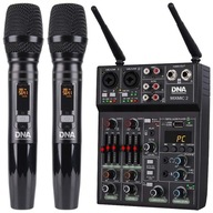 DNA MIXMIC 2 AUDIO MIXER USB BLUETOOTH + 2 BEZDRÔTOVÉ MIKROFÓNY SET