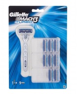 Gillette Mach3 Turbo Razor + 9 nábojov