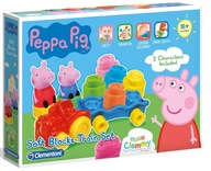 PEPPA PIG soft BLOCKS CLEMENTONI TRAIN PEPPA PIG soft BLOCKS CLEMENTONI TRAIN
