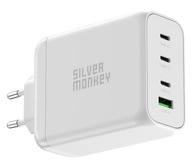 Silver Monkey GaN 200W USB-C PD + USB3.0 nabíjačka