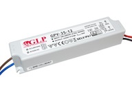 GLP HERMETICKÝ NAPÁJACÍ ZDROJ IP67 35W 12V DC 3A PRE LED GLP HERMETICKÝ NAPÁJACÍ ZDROJ IP67 35W 12V DC 3A PRE LED