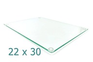 Sklenená doska na krájanie 22x30, tvrdená Sklenená doska na krájanie 22x30, tvrdená