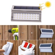 LED SOLÁRNA LAMPA NA FASÁDU, PLOT, SCHODY