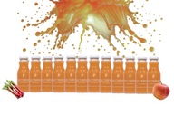 12x prírodná jablková rebarborová šťava 100% 250ml 12x prírodná jablková rebarborová šťava 100% 250ml
